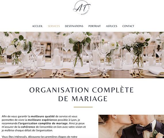 AtWeddings site